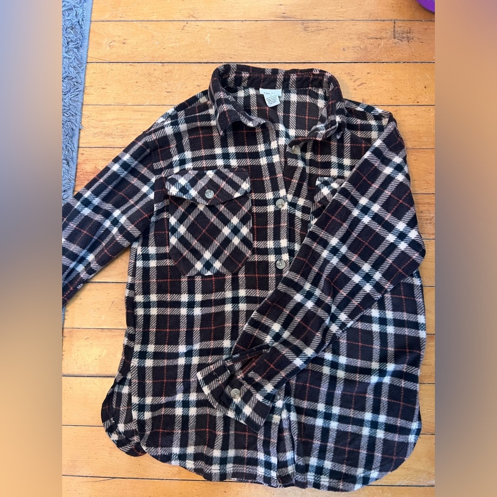 Rue 21 super soft dark brown flannel